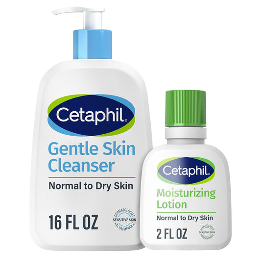 Cetaphil Hydrating Gentle Skin Cleanser + Moisturizing Lotion Set