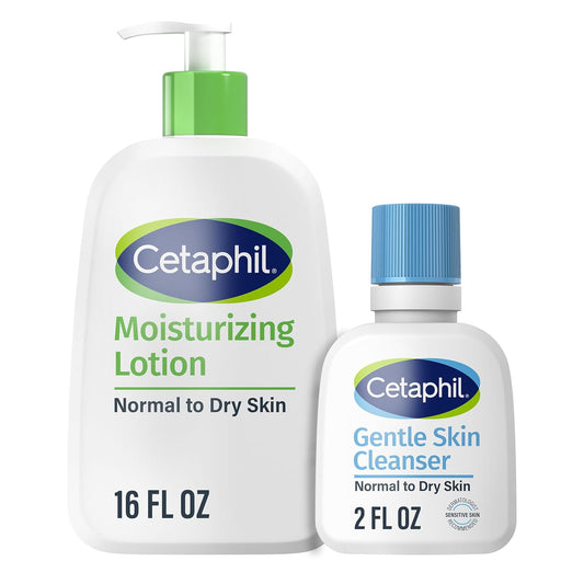 Cetaphil Hydrating Moisturizing Lotion + Gentle Skin Cleanser Set