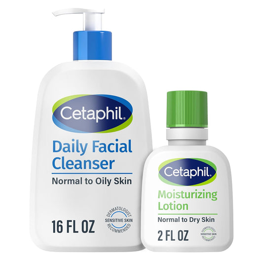 Cetaphil Daily Facial Cleanser + Moisturizing Lotion Set