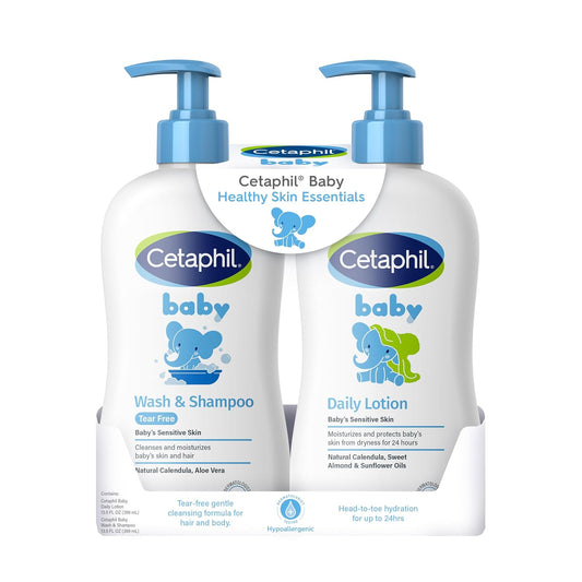 Cetaphil Baby Wash & Shampoo + Body Lotion Set